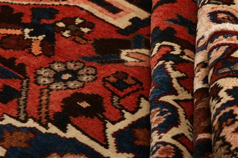 Bakhtiar Orange Hand Knotted 102 X 1111 Area Rug 100-23910 Image 4