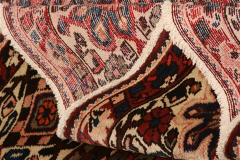 Bakhtiar Orange Hand Knotted 102 X 1111 Area Rug 100-23910 Image 5