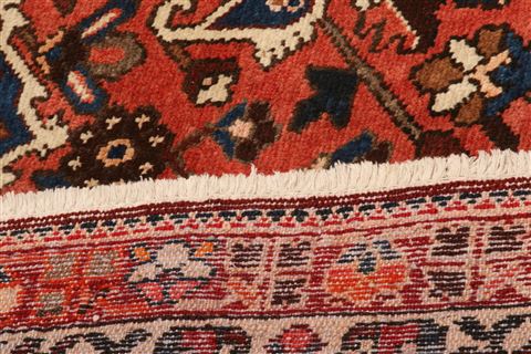 Bakhtiar Orange Hand Knotted 102 X 1111 Area Rug 100-23910 Image 8