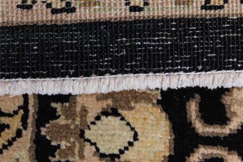 Pishavar Black Runner Hand Knotted 27 X 1711 Area Rug 250-23924 Image 1