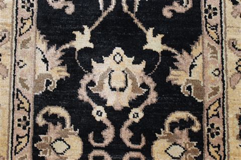 Pishavar Black Runner Hand Knotted 27 X 1711 Area Rug 250-23924 Image 7
