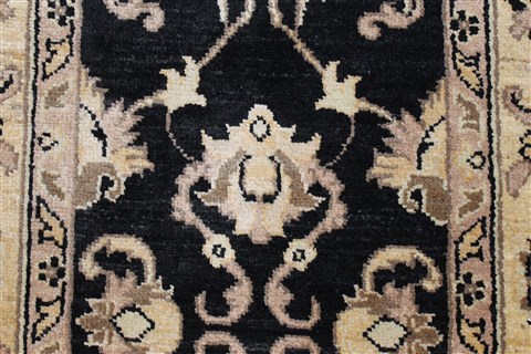 Pishavar Black Runner Hand Knotted 27 X 1711 Area Rug 250-23924 Image 8