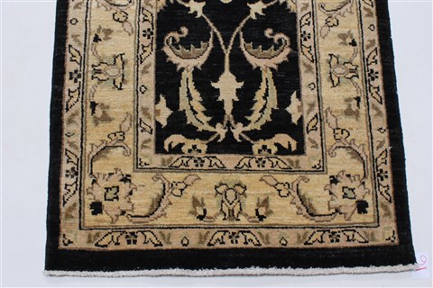 Pishavar Black Runner Hand Knotted 27 X 1711 Area Rug 250-23924 Image 10
