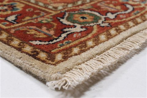 Serapi Beige Runner Hand Knotted 210 X 201 Area Rug 250-23927 Image 5
