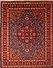 Kashmar Red Hand Knotted 101 X 129  Area Rug 100-23930 Thumb 0