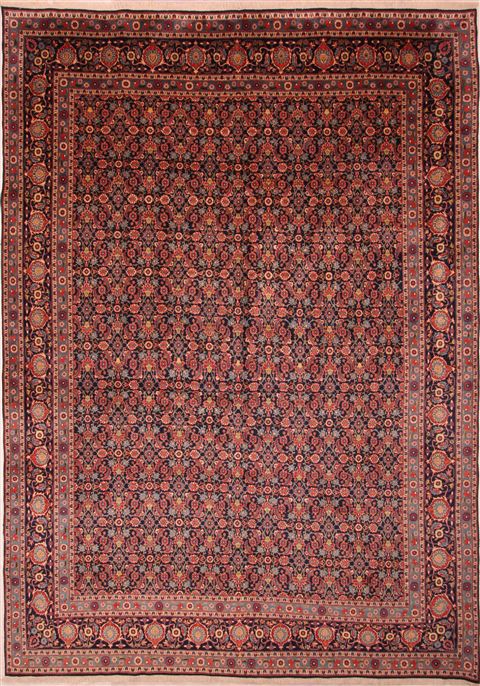 Kashan Blue Hand Knotted 97 X 138 Area Rug 100-23938 Image 0