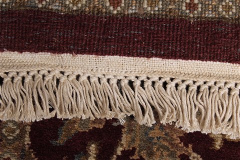 Agra Red Runner Hand Knotted 26 X 182 Area Rug 250-23959 Image 13