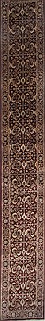 Indian Agra Red Runner 16 to 20 ft Wool Carpet 23959