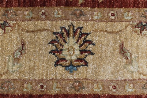 Ziegler Brown Runner Hand Knotted 40 X 146 Area Rug 250-23963 Image 6