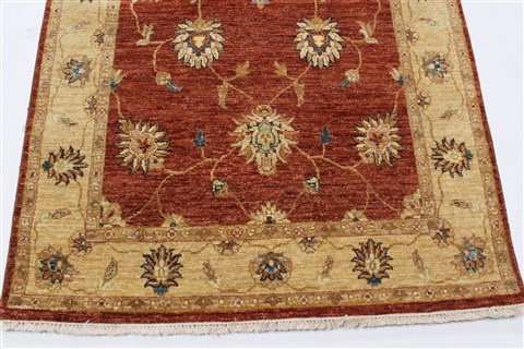 Ziegler Brown Runner Hand Knotted 40 X 146 Area Rug 250-23963 Image 8