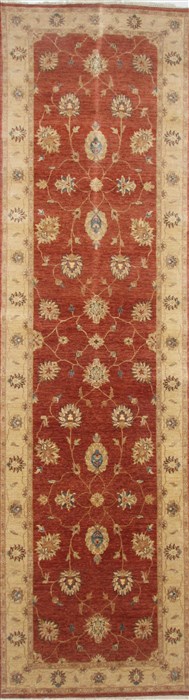 Ziegler Brown Runner Hand Knotted 40 X 146 Area Rug 250-23963 Image 0