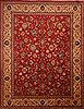 Tabriz Red Hand Knotted 86 X 124 Area Rug 100-23966 Thumb 0
