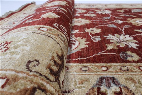 Chobi Brown Runner Hand Knotted 39 X 130 Area Rug 250-23967 Image 1