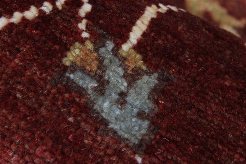 Chobi Brown Runner Hand Knotted 39 X 130 Area Rug 250-23967 Image 9
