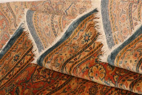 Sarouk Yellow Hand Knotted 98 X 145 Area Rug 100-23968 Image 4