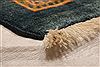 Sarouk Yellow Hand Knotted 98 X 145 Area Rug 100-23968 Thumb 8