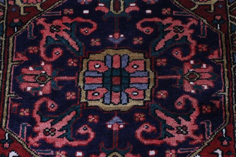 Heriz Red Runner Hand Knotted 311 X 116 Area Rug 250-23969 Image 10