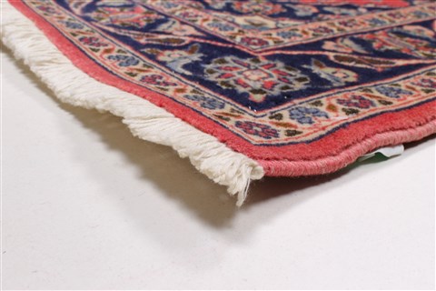 Kashan Purple Runner Hand Knotted 29 X 811  Area Rug 250-23977 Image 5