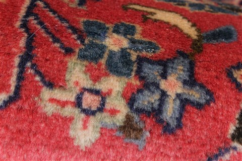 Kashan Purple Runner Hand Knotted 29 X 811  Area Rug 250-23977 Image 7