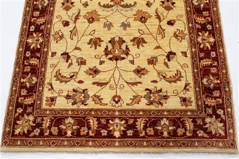 Chobi Beige Hand Knotted 42 X 78 Area Rug 250-23979 Image 5
