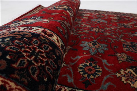 Semnan Red Hand Knotted 311 X 710 Area Rug 250-23981 Image 11