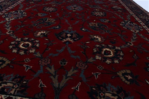 Semnan Red Hand Knotted 311 X 710 Area Rug 250-23981 Image 2