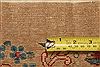 Kerman Beige Hand Knotted 99 X 141 Area Rug 100-23982 Thumb 6