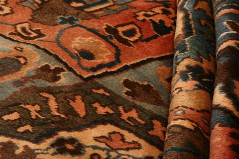 Bakhtiar Brown Hand Knotted 106 X 136 Area Rug 253-23985 Image 4