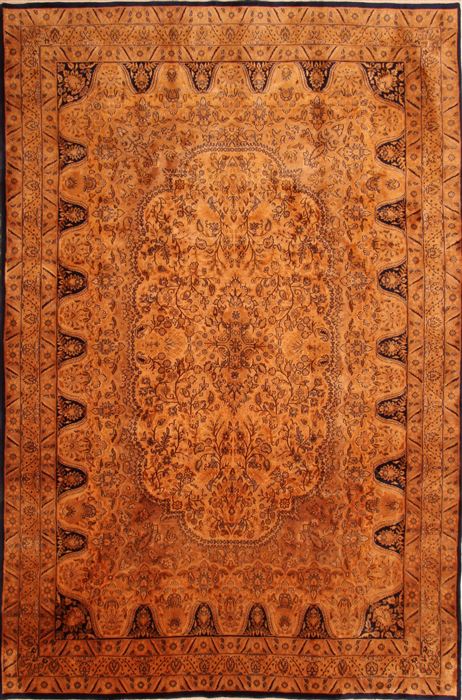 Kashmar Brown Hand Knotted 82 X 123 Area Rug 100-23986 Image 0