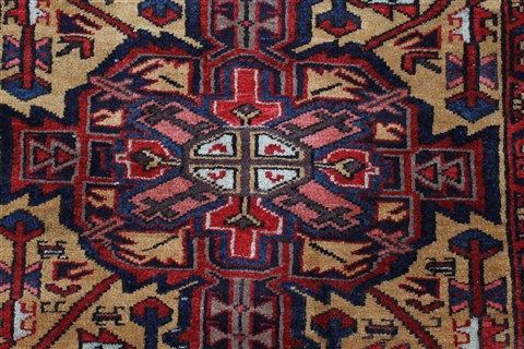 Karajeh Yellow Runner Hand Knotted 37 X 710 Area Rug 250-23988 Image 2