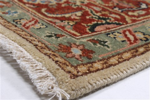 Serapi Beige Runner Hand Knotted 411 X 1111 Area Rug 250-23989 Image 11