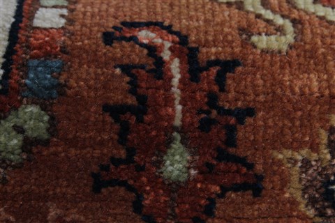 Serapi Beige Runner Hand Knotted 411 X 1111 Area Rug 250-23989 Image 12