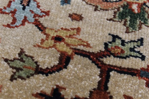 Serapi Beige Runner Hand Knotted 411 X 1111 Area Rug 250-23989 Image 2