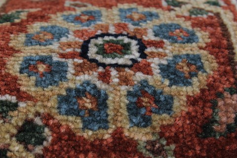 Serapi Beige Runner Hand Knotted 411 X 1111 Area Rug 250-23989 Image 3