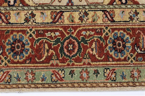 Serapi Beige Runner Hand Knotted 411 X 1111 Area Rug 250-23989 Image 8