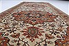 Serapi Beige Runner Hand Knotted 411 X 1111  Area Rug 250-23989 Thumb 7