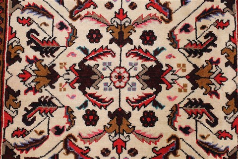 Kashan Beige Runner Hand Knotted 35 X 1011 Area Rug 250-23990 Image 11
