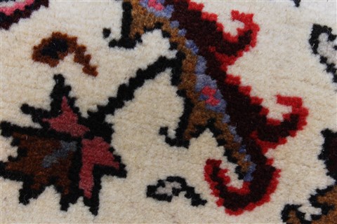 Kashan Beige Runner Hand Knotted 35 X 1011 Area Rug 250-23990 Image 14