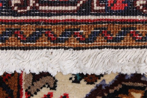 Kashan Beige Runner Hand Knotted 35 X 1011 Area Rug 250-23990 Image 1