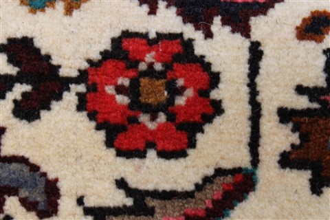 Kashan Beige Runner Hand Knotted 35 X 1011 Area Rug 250-23990 Image 2
