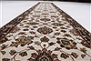 Agra Beige Runner Hand Knotted 26 X 140  Area Rug 250-23991 Thumb 3