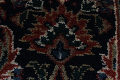 Herati Blue Runner Hand Knotted 27 X 200 Area Rug 250-23992 Image 10
