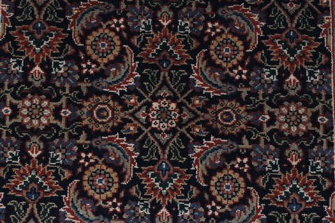 Herati Blue Runner Hand Knotted 27 X 200 Area Rug 250-23992 Image 5