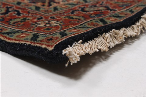 Herati Blue Runner Hand Knotted 27 X 200 Area Rug 250-23992 Image 7