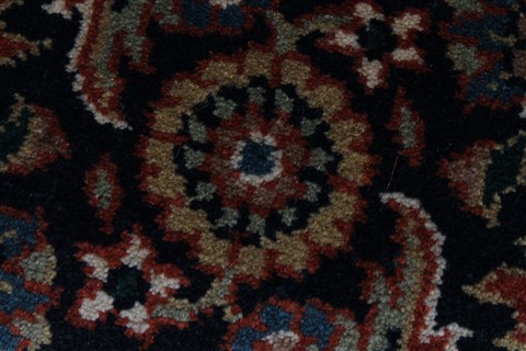 Herati Blue Runner Hand Knotted 27 X 200 Area Rug 250-23992 Image 9