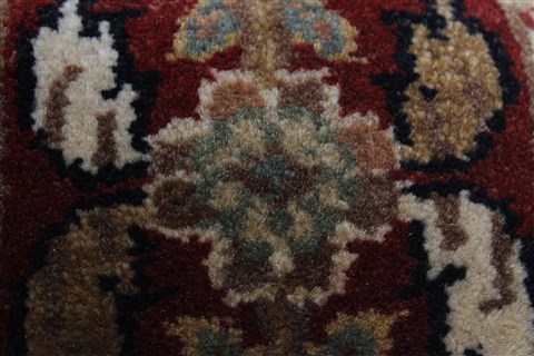 Agra Black Runner Hand Knotted 27 X 182 Area Rug 250-23993 Image 8