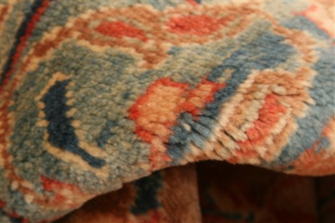 Sarouk Yellow Hand Knotted 1010 X 1210 Area Rug 100-24003 Image 1