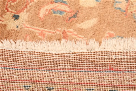 Sarouk Yellow Hand Knotted 1010 X 1210 Area Rug 100-24003 Image 8