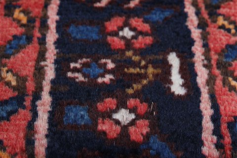 Hamedan Red Runner Hand Knotted 211 X 162 Area Rug 250-24011 Image 8