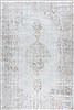 Modern White Hand Knotted 711 X 115  Area Rug 300-24013 Thumb 0